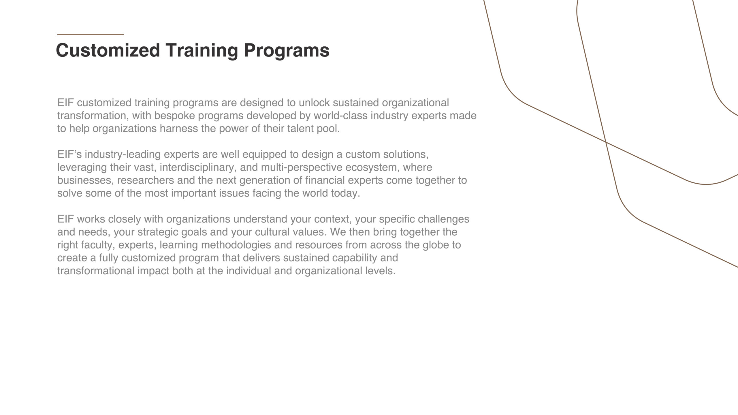 EIF Customized Training - Emirates Institute of Finance